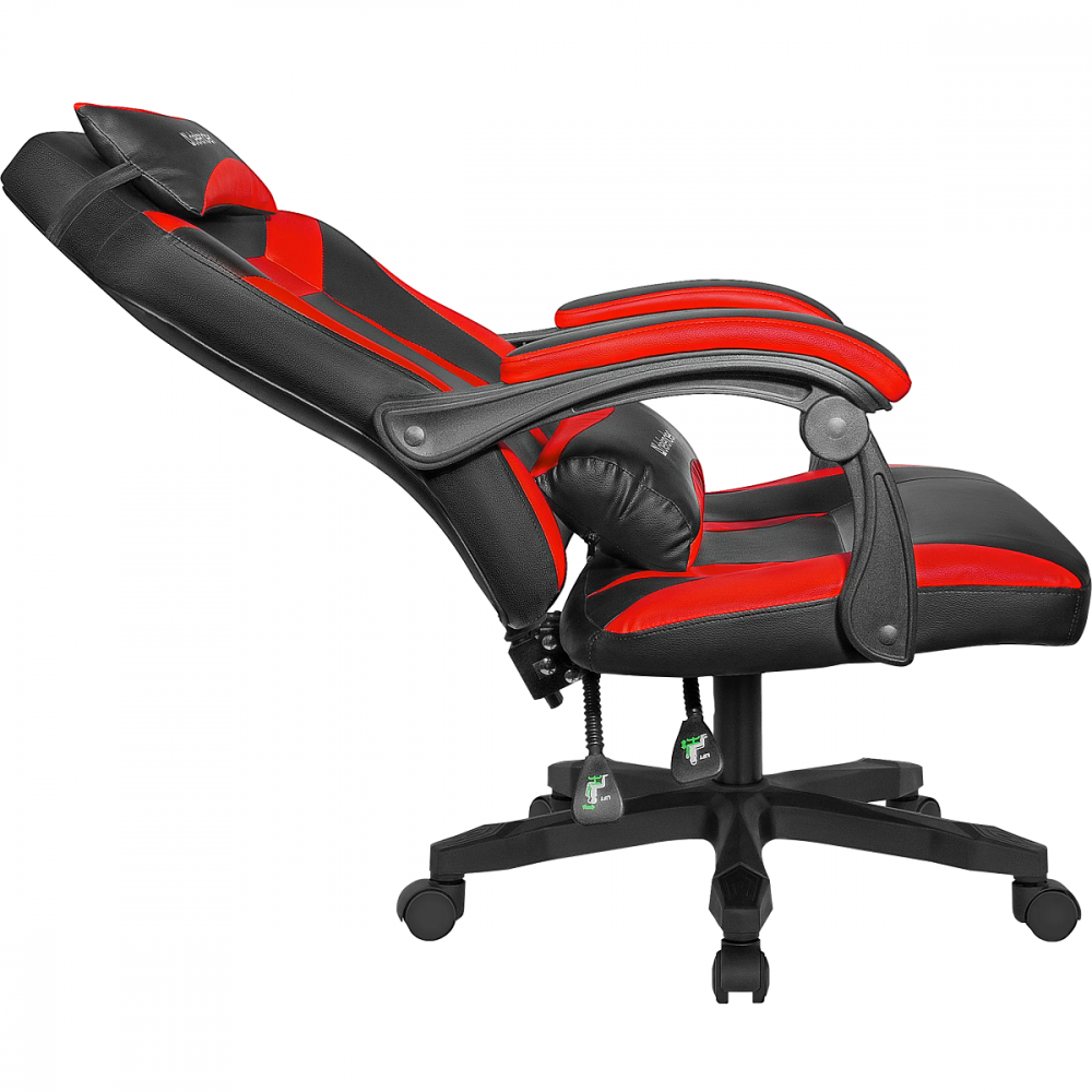 Игровое кресло Defender Master полиуретан, 50 мм, модель 64359 Черный/Красный,