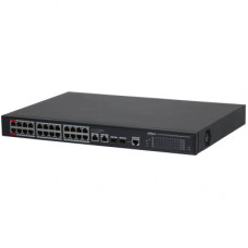 24-портовый гигабитный управляемый коммутатор с PoE уровень L2 Dahua DH-S4228-24GT-360