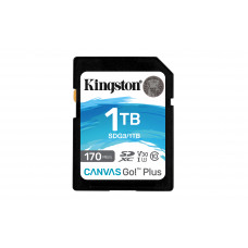 Карта памяти Kingston 1TB SDXC Canvas Go Plus 170R C10 UHS-I U3 V30 Kingston SDG31TB