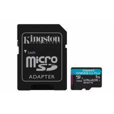 Карта памяти Kingston 1TB microSDXC Canvas Go Plus 170R A2 U3 V30 Card + ADP Kingston SDCG31TB