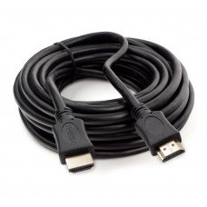 Кабель HDMI Cablexpert CC-HDMI4L-7.5M, 7.5м, v2.0, 19M/19M, серия Light, черный, позолоченные разъемы, экран, пакет