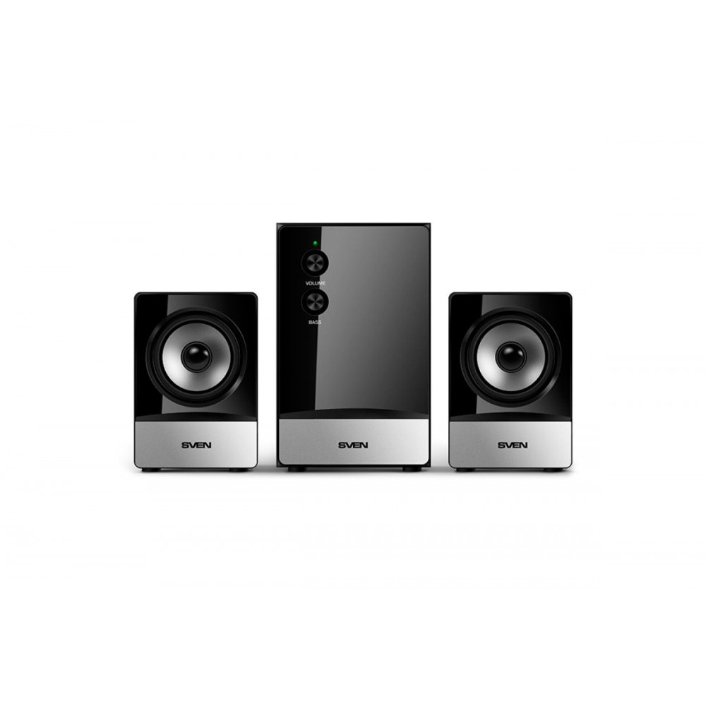 SVEN MS-90, чёрный, акустическая система 2.1, мощность(RMS) 5 Вт+2x.2.5 Вт Sven SVEN MS-90