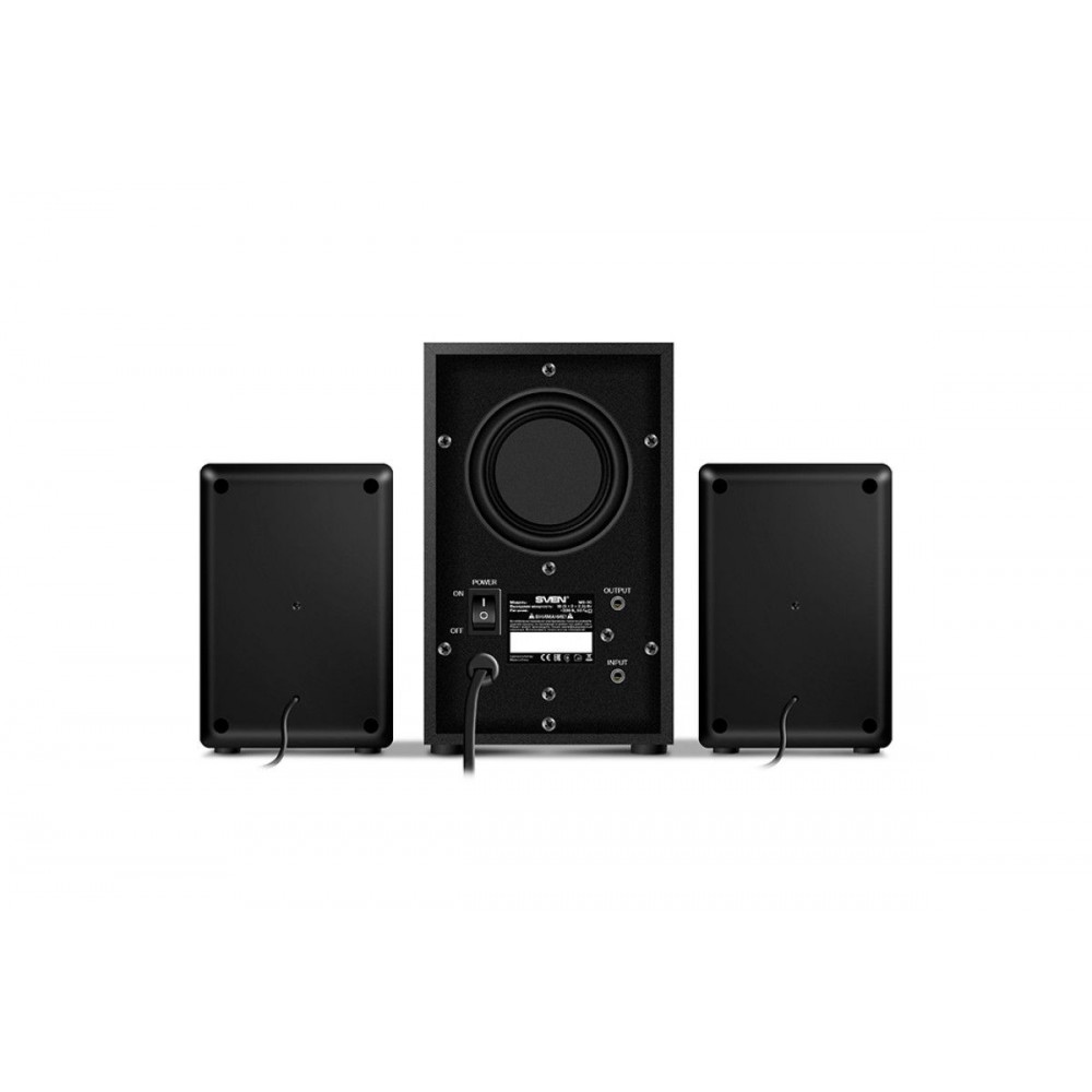 SVEN MS-90, чёрный, акустическая система 2.1, мощность(RMS) 5 Вт+2x.2.5 Вт Sven SVEN MS-90