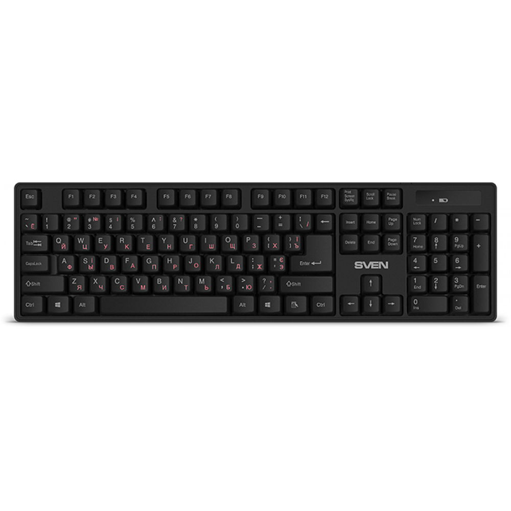 Беспроводная клавиатура SVEN KB-C2100W (2.4 GHz, 104 клавиши) SV-020194
