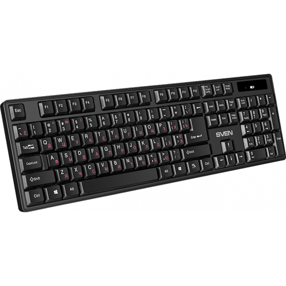 Беспроводная клавиатура SVEN KB-C2100W (2.4 GHz, 104 клавиши) SV-020194
