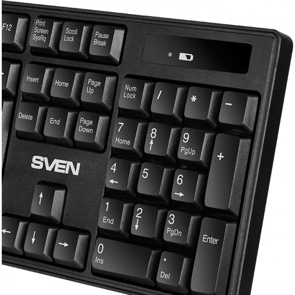 Беспроводная клавиатура SVEN KB-C2100W (2.4 GHz, 104 клавиши) SV-020194
