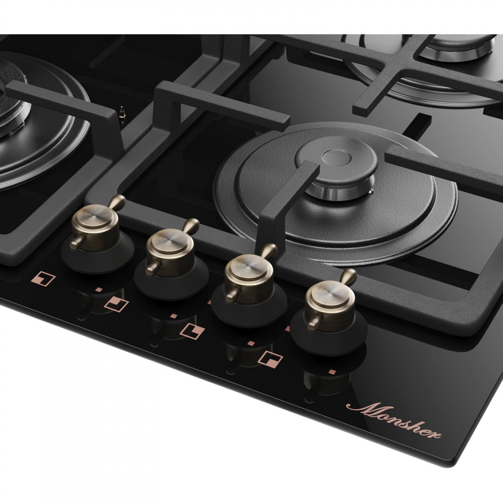Варочная поверхность MONSHER MGG 67 RN Bronze