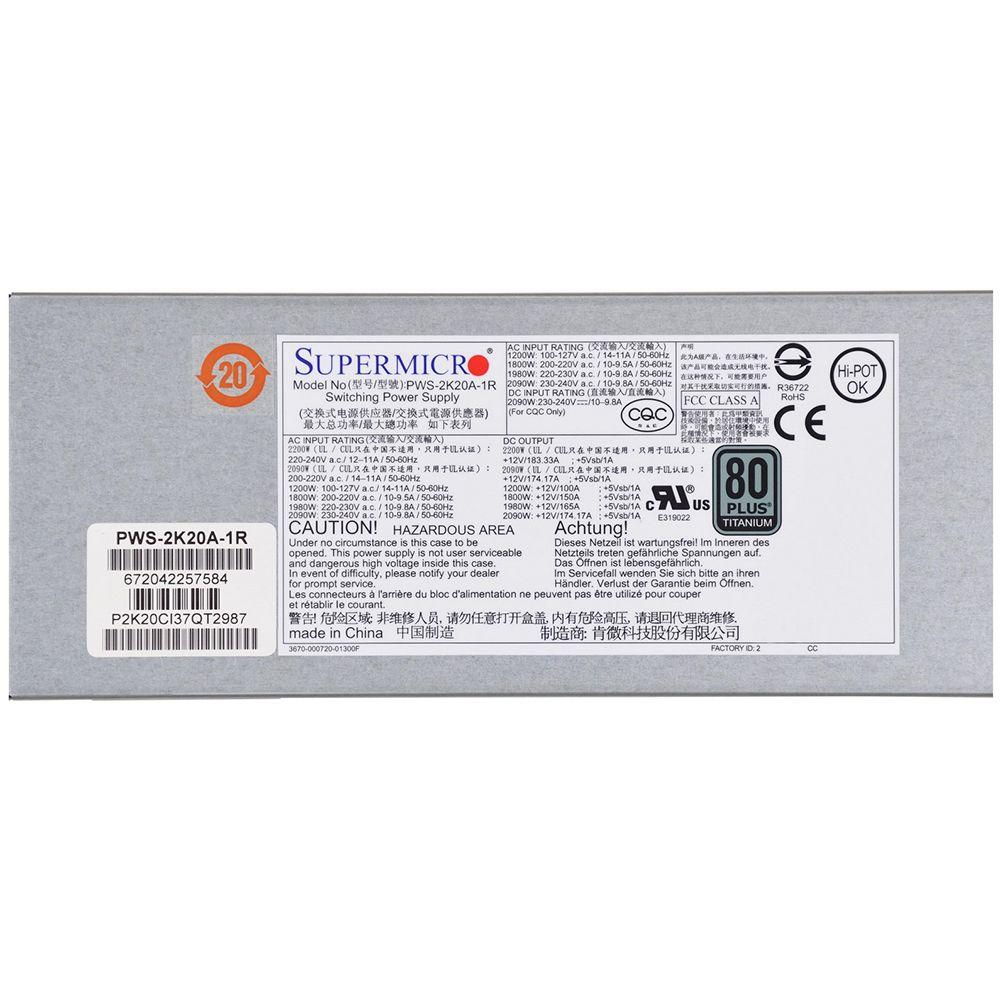 Блок питания SuperMicro PWS-2K20A-1R
