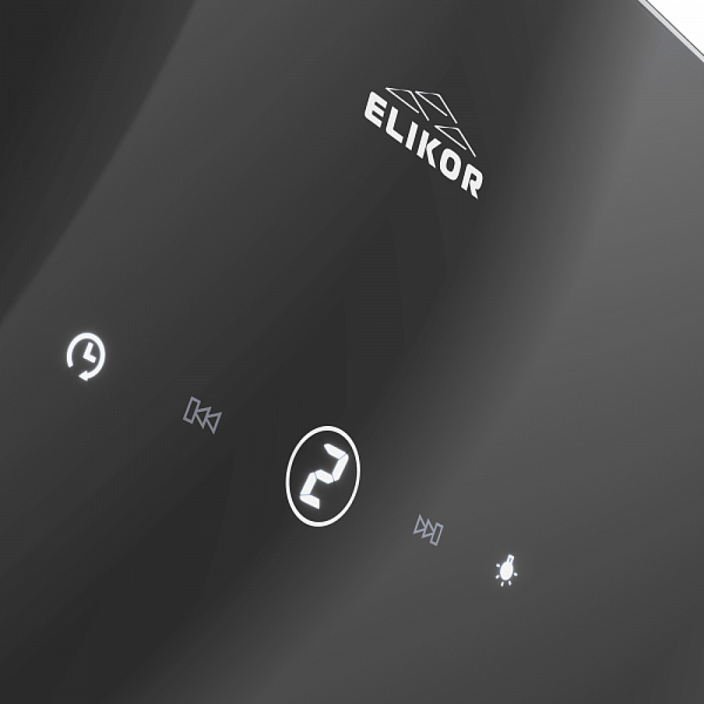 Вытяжка ELIKOR ELIKOR Вытяжка КВ WAVE 60 BK (243078)