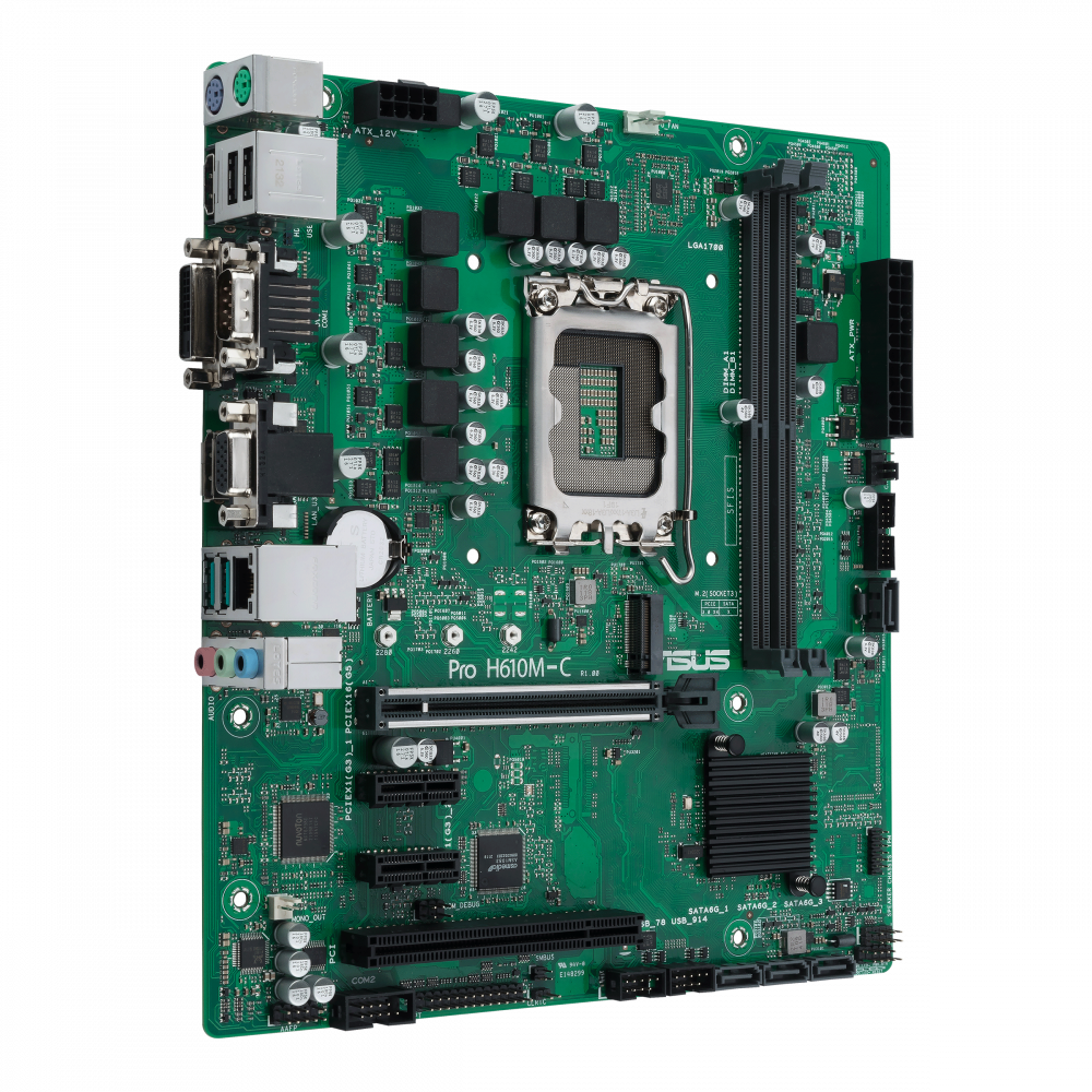 Материнская плата ASUS PRO H610M-C/CSM (90MB1AT0-M0EAYC)
