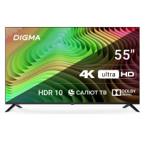 Телевизор Digma 55" DM-LED55UBB40 черный  LED UHD 60Hz Салют ТВ