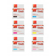 Комплект картриджей EasyPrint IE-T0487_SET для Epson T0487: черный, голубой, пурпурный, желтый, светло-голубой, светло-пурпурный