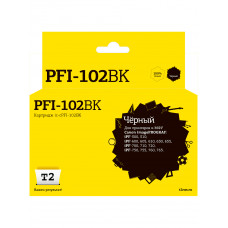 IC-CPFI-102BK Картридж T2 для Canon imagePROGRAF iPF-500/510/600/605/610/650/655/700/710/720/750/755/760/765, черный