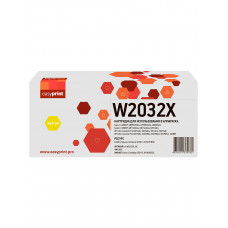 Совместимый лазерный картридж EasyPrint LH-W2032X_NC W2032X для HP CLJ Pro M454/455/M479/480/Canon LBP663/664/MF742/744/746 (6000 стр.) желтый, БЕЗ ЧИПА