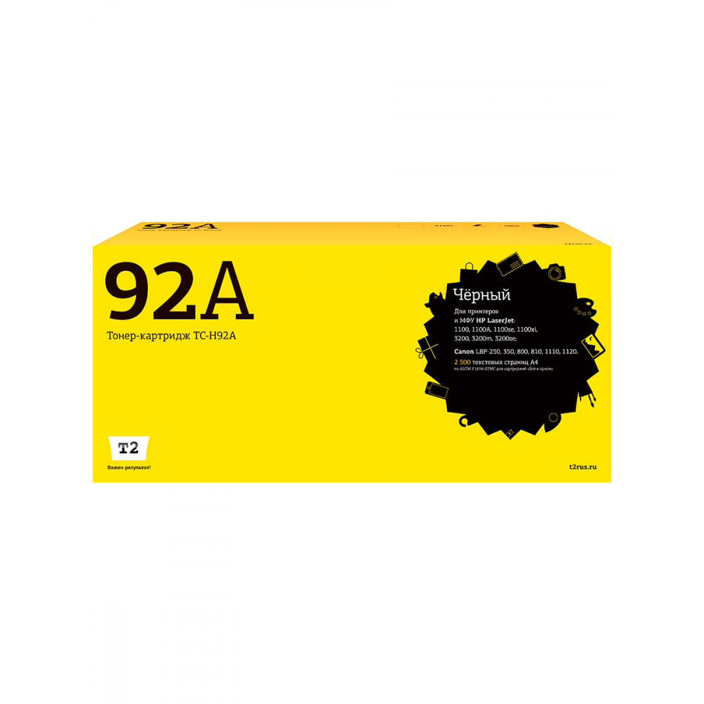 TC-H92A Картридж T2 для HP LaserJet 1100/3200/Canon LBP810/1110/1120 Cartridge EP-22 (2500 стр.)