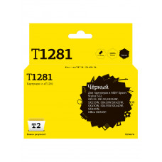 IC-ET1281 Картридж T2 для Epson Stylus S22/SX125/SX130/SX230/SX420W/Office BX305F, черный, с чипом