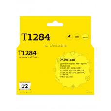 IC-ET1284 Картридж T2 для Epson Stylus S22/SX125/SX130/SX230/SX420W/Office BX305F, желтый, с чипом