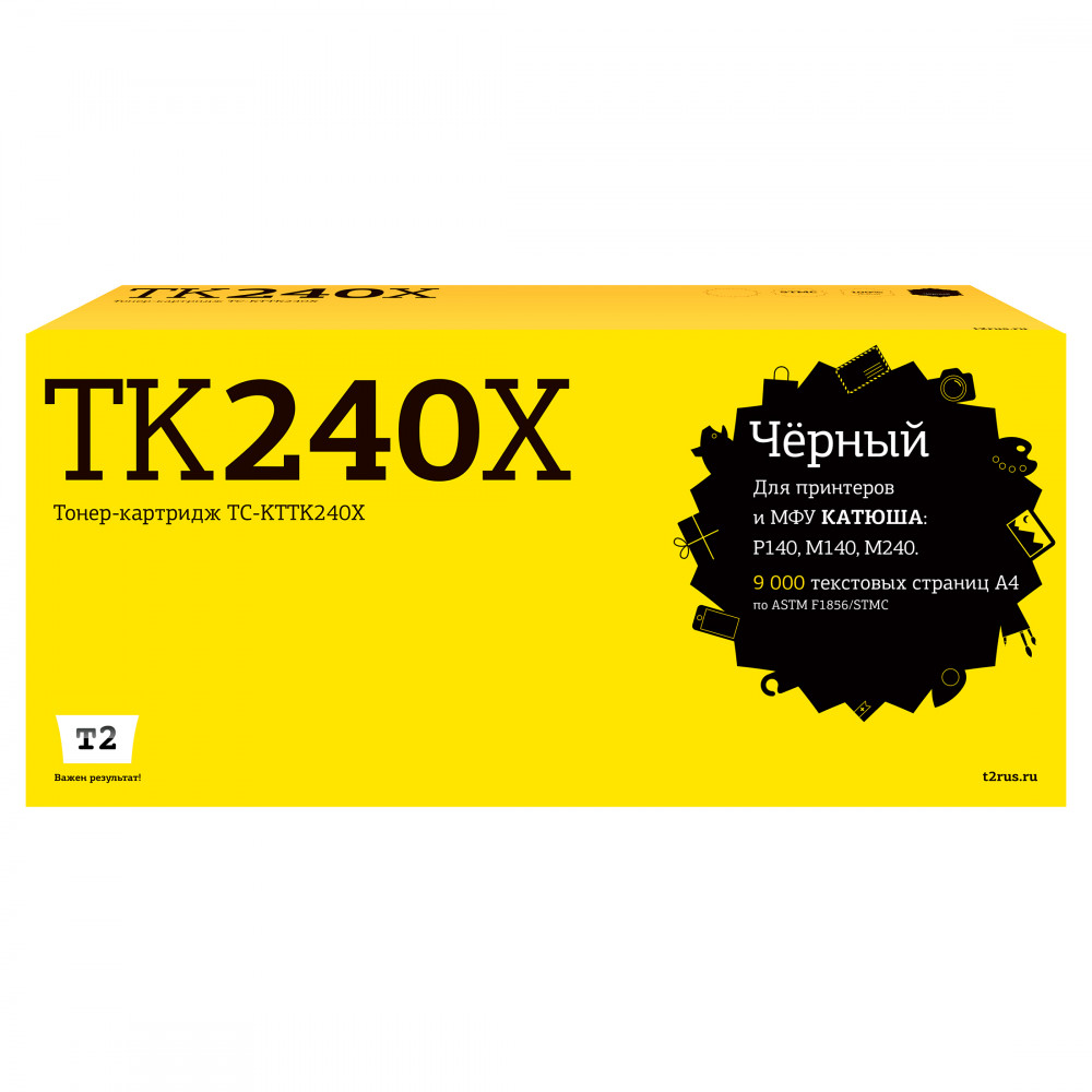 TC-KTTK240X Картридж T2 для Катюша P140/M140/M240 (9000стр.) с чипом TK240X