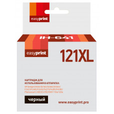 Картридж EasyPrint IH-641 №121XL для HP Deskjet D1663/D2563/D2663/D5563/F2423/F2483/F2493/F4275/F4283/F4583/Photosmart C4683/C4783/ENVY 110e/120e, черный