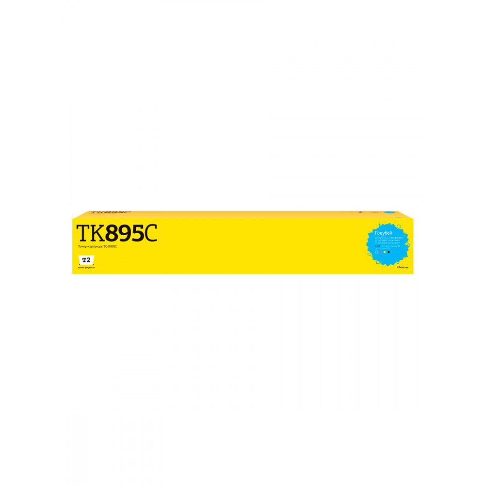 TC-K895C Тонер-картридж T2 для Kyocera FS-C8020MFP/C8025MFP/C8520MFP/C8525MFP (6000 стр.) голубой, с чипом