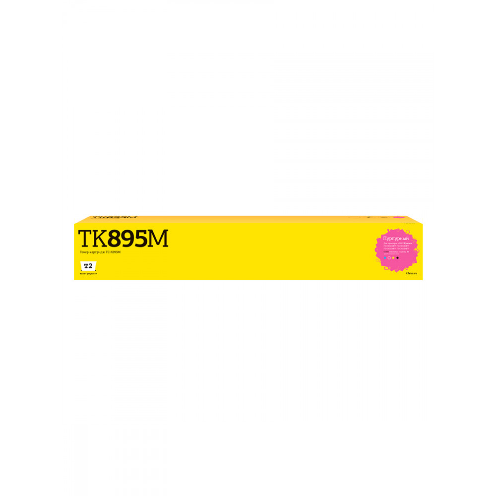 TC-K895M Тонер-картридж T2 для Kyocera FS-C8020MFP/C8025MFP/C8520MFP/C8525MFP (6000 стр.) пурпурный, с чипом