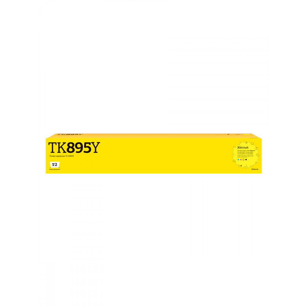 TC-K895Y Тонер-картридж T2 для Kyocera FS-C8020MFP/C8025MFP/C8520MFP/C8525MFP (6000 стр.) желтый, с чипом