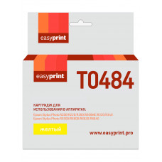 Картридж EasyPrint IE-T0484 для Epson Stylus Photo R200/300/RX500/600, желтый, с чипом