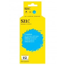 IC-CCLI-521C Картридж T2 для Canon PIXMA iP3600/4600/4700/MP540/620/630/980/MX860/870, голубой, с чипом