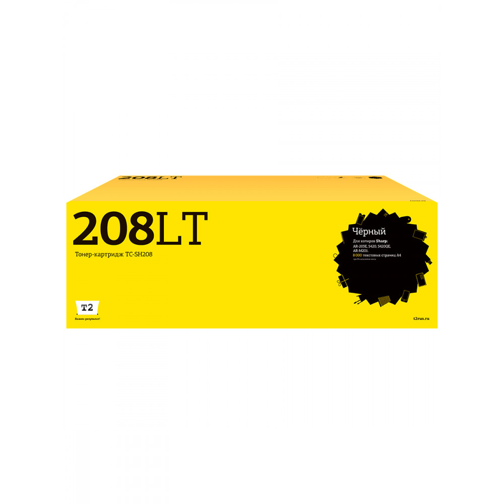 TC-SH208 Тонер-картридж T2 для Sharp AR-203E/5420/5420QE/AR-M201 (8000 стр.) черный