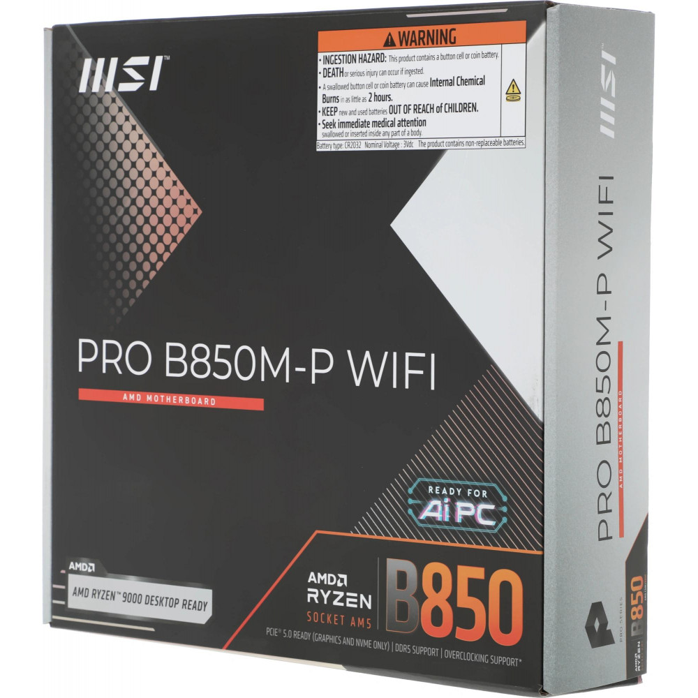 Материнская плата MSI PRO B850M-P WIFI