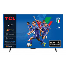 Телевизор TCL 75" 75P6K черный  LCD DLED 4K UHD 60Hz Google TV