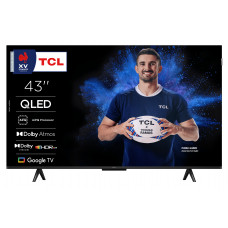 Телевизор  TCL 43" 43P7K  черный QLED 4K UHD 60Hz Google TV