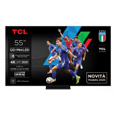 Телевизор TCL 55" 55C7K черный LCD MINI LED UHD 144Hz GoogleTV