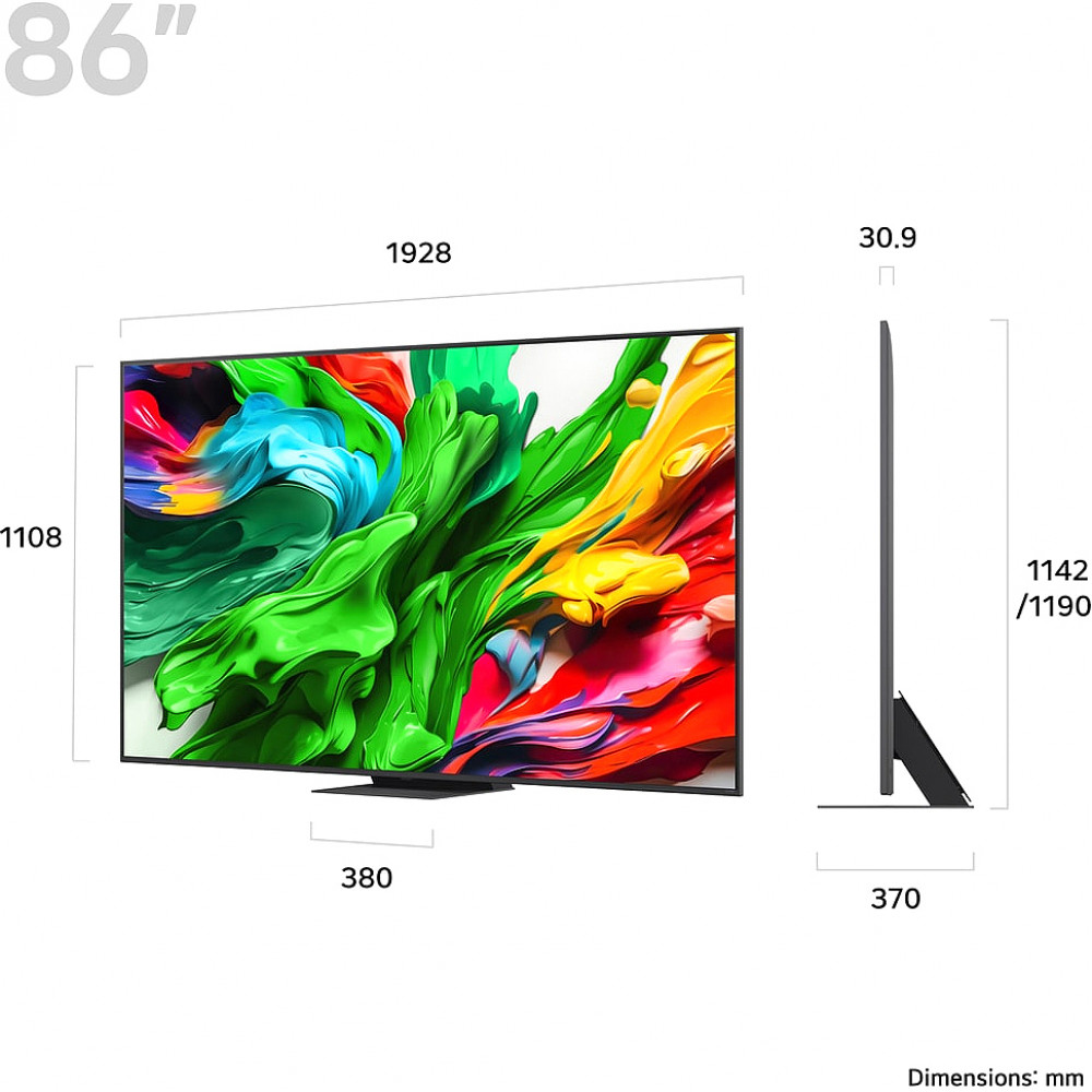 Телевизор ЖК 86 LG LG 86QNED86A6A.ARUG