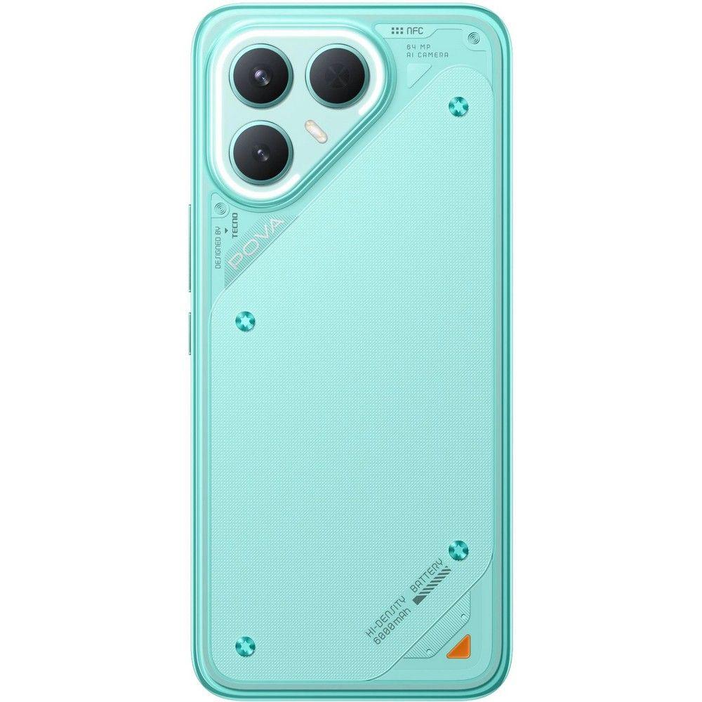 Смартфон TECNO LJ8 256+12 NEON CYAN