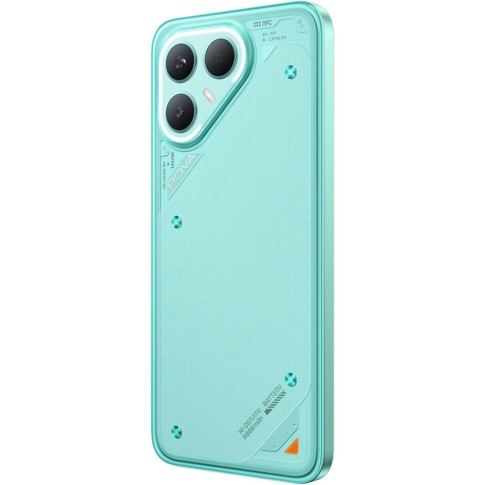 Смартфон TECNO LJ8 256+12 NEON CYAN