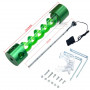 Резервуар для СЖО XHDIY T-Virus 255 мм, алюминий, 4 порта, с подсветкой, зелёный
