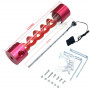 Резервуар для СЖО XHDIY T-Virus 255 мм, алюминий, 4 порта, с подсветкой, красный