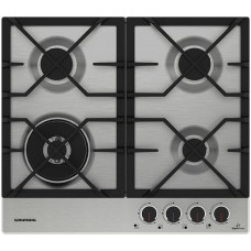 Газовая варочная панель Grundig GIGA 6234260 XE, нержавеющая сталь