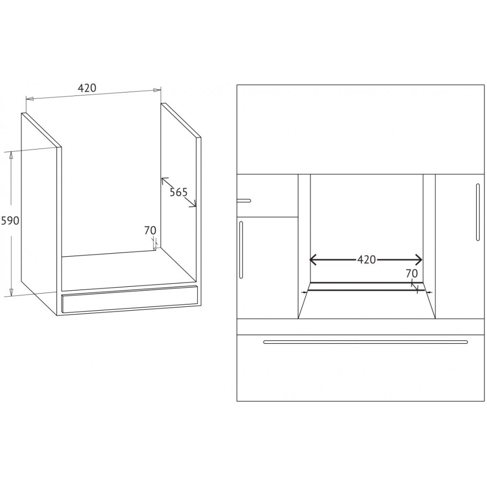 Встраиваемый духовой шкаф Korting Calabria OKB 4941 CRB
