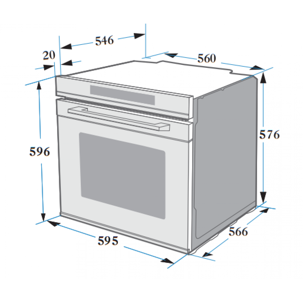 Встраиваемый духовой шкаф Kuppersberg HT 612 Black