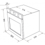 Шкаф духовой электрический HOMSair OEM657BK HOMSAir OEM657BK