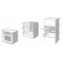 Встраиваемый духовой шкаф Korting OKB 1360 CSGW MW