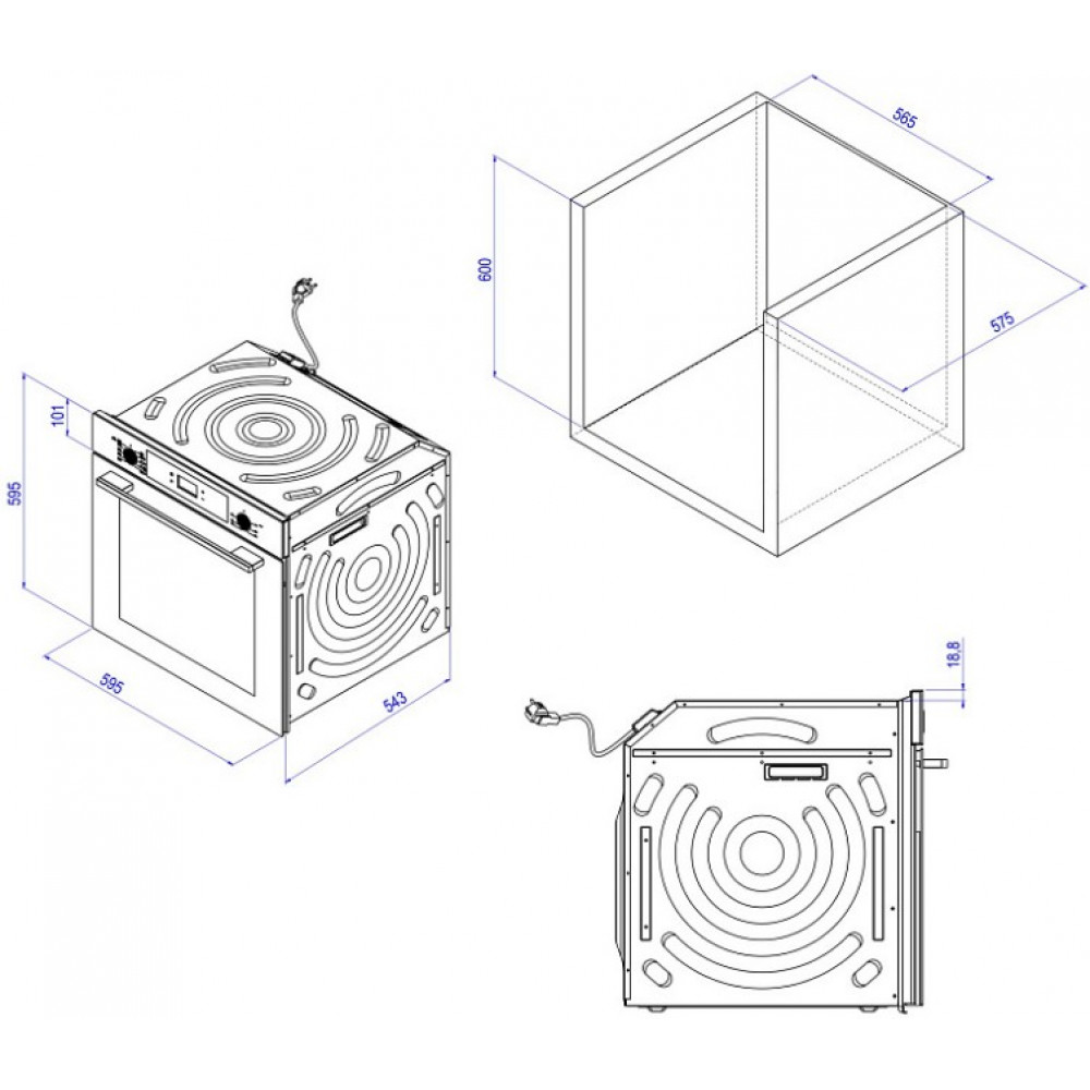 Встраиваемый Korting CNRB