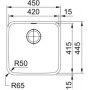 Мойка Franke 122.0689.805 Franke BELL BCX 110-42