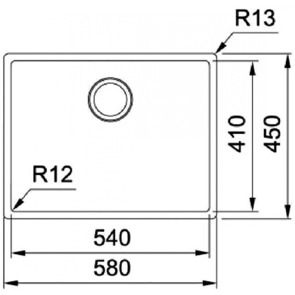 Мойка Franke 127.0677.190 Franke BOX BXX 210-54