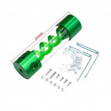Резервуар для СЖО XHDIY T-Virus 200 мм, алюминий, 4 порта, зелёный