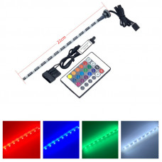 Подсветка для резервуара СЖО XHDIY T-Virus, 220 мм, 12V, разъём Molex 4P, RGB
