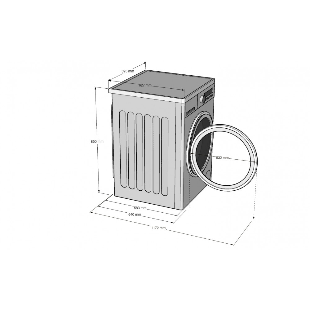 Сушильная машина KORTING Korting KD 69IHP10 An