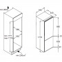 Холодильник встраиваемый HOMSair HOMSAir HOMSair FB177NFFW Inverter